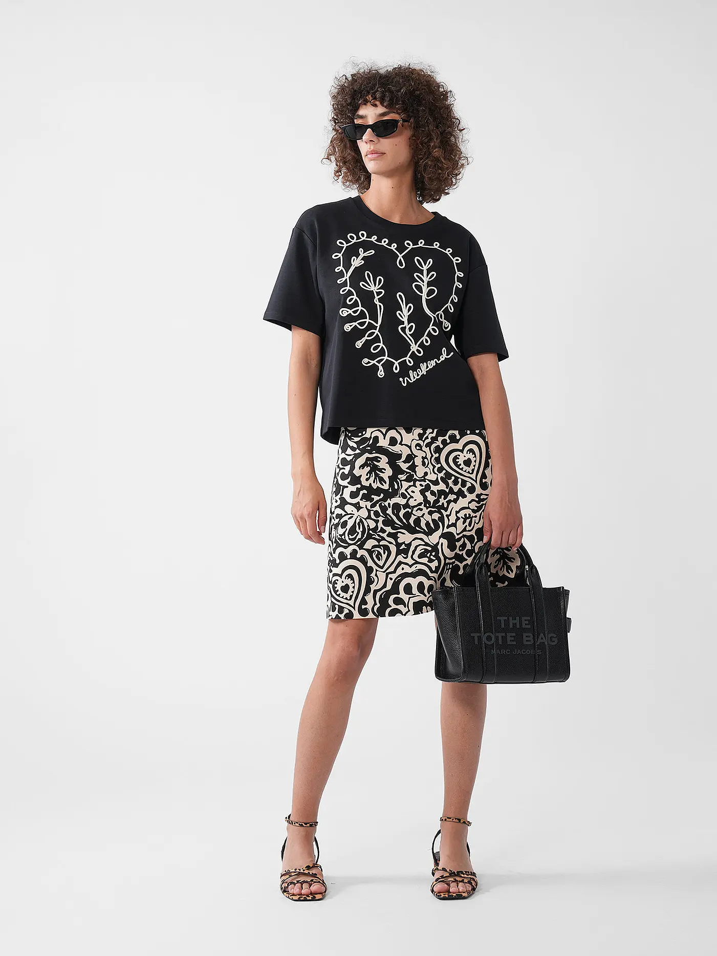 MARC JACOBS | Ledertasche - Tote Bag THE SMALL TOTE LEATHER | 